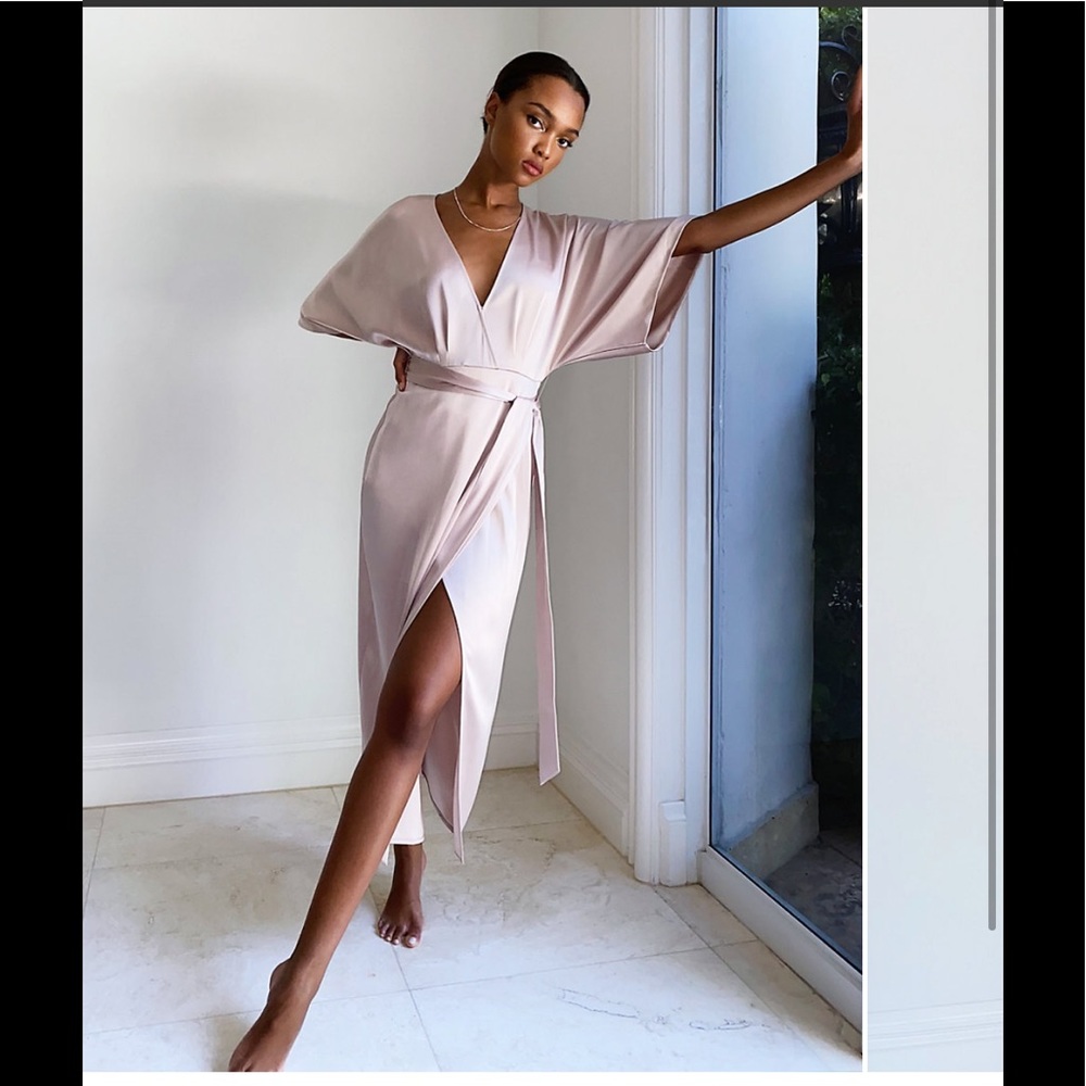 Aritzia Babaton Stanley dress kimono style 2